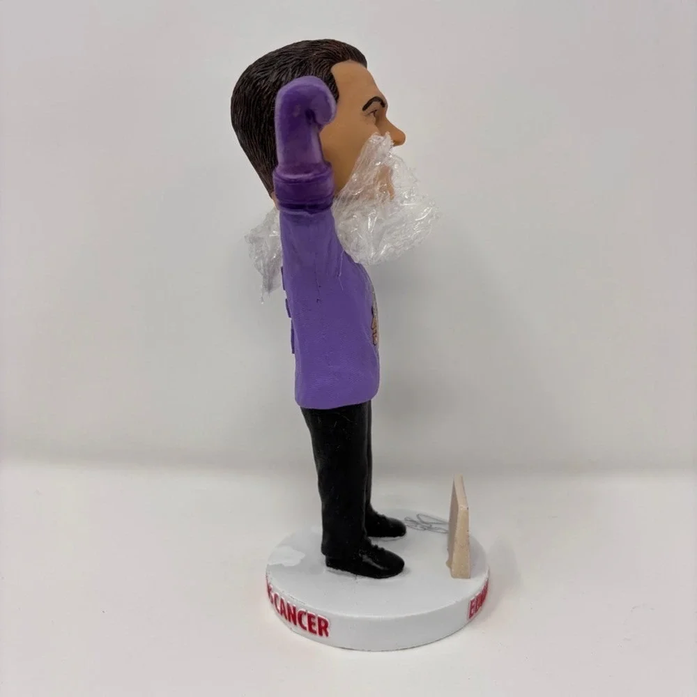 Chicago Blackhawks Eddie Olczyk Bobblehead 10/27/19 Hockey Fights Cancer SGA NIB